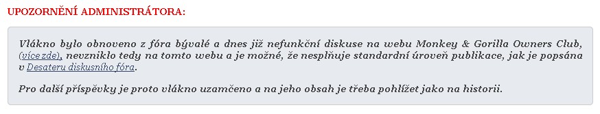 Označení historických vláken fóra