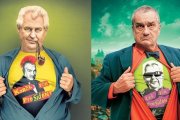 Presidentští kandidáti Zeman a Schwarzenberg - fotomontáž: Jan Ignác Říha